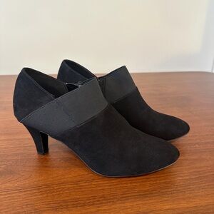 Karen Scott Black Heeled Boots 3in Heel sz 10
